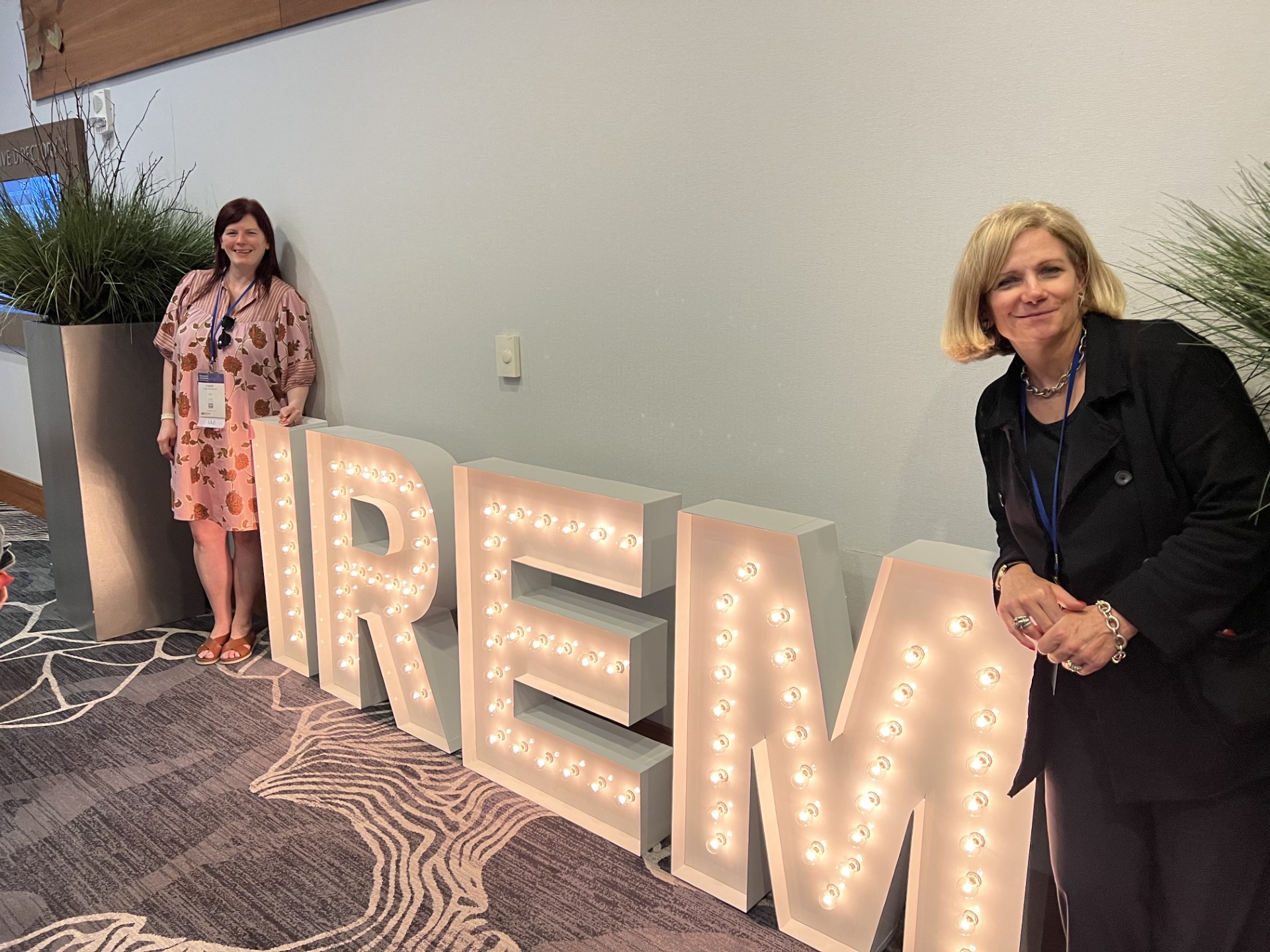 Candi McDowell and Patty Friedman from York at the IREM Global Summit