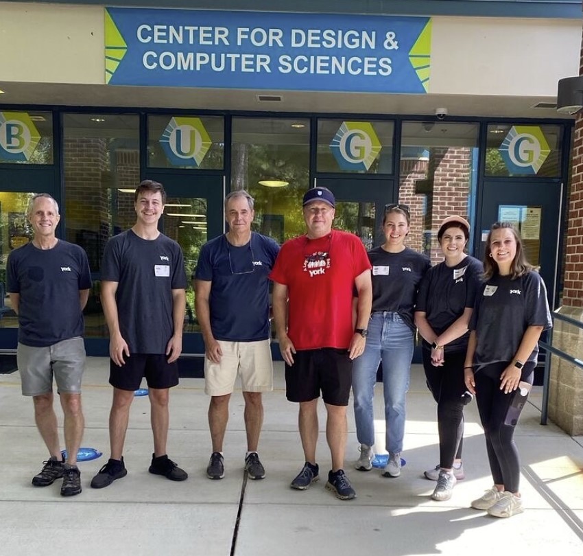 York Properties Employees Volunteering at Bugg Elementary School for 9/11 Day of Service